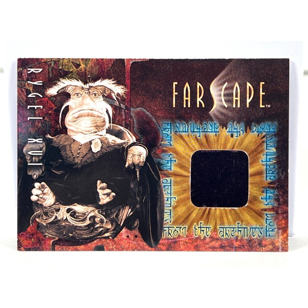 Farscape Syfy Channel Rygel Costume Material Card Jim Henson Company Scifi